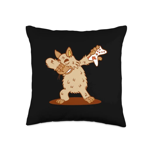 Gamer PC, Gaming Geschenke, lustige Sprüche Dabbing Capybara Retro Video Game for Men Women Children Throw Pillow, 16x16, Multicolor