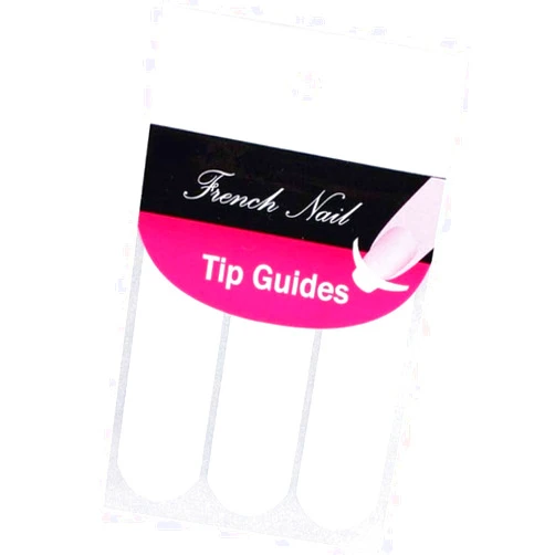 Htppzjr 5 Sheets 240 Pcs White French Manicure Nail Art Stickers Strips, Guide Stickers Moon Shape Design Self-Adhesive Nail Sticker Tips for Manicure Decoration DIY Tools Stickers and Decals