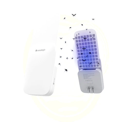 Mosalogic Fly Insect Trap Plug-in Mosquito Killer Gnat Moth Catcher Fly Tapper UV Attractant Catcher for 400 Sq Ft of Protection