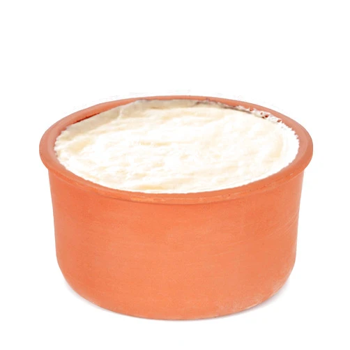 Hakan Clay Yogurt Pot, Inner Glazed Terracotta Cookware, Earthen Casserole Bowls for Oven Cooking, Terra Cotta Deep Pan for Baking, Open-No Lids (Large 2.10 qt)
