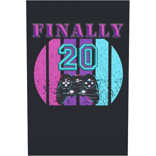 By MonVik Designs (Author) Finally 20: Gaming Notebook 20 Birthday - 120 lined pages to write thoughts, ideas and impressions |Dina5 |Funny gamer gift idea for nerds and gamblers who love their PS console and controller