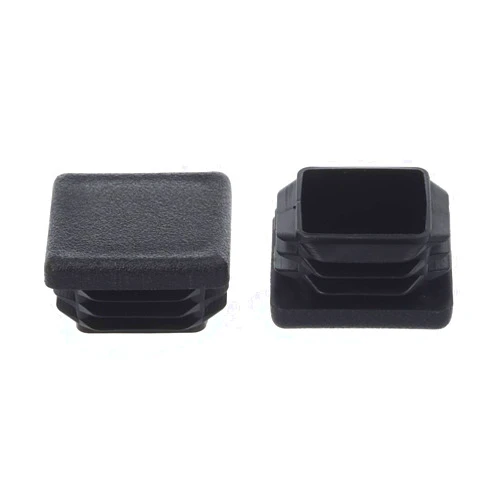 Timsec 1 Inch Square Plastic Plug, End Caps for Tubing Pipe OD 1