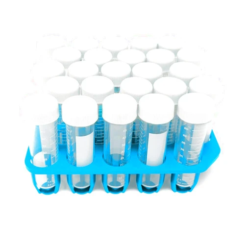 CellPro™ Conical Centrifuge Tubes, Test Tubes with Screw Caps, Polypropylene with Graduated and Write-on Spot, Non-Pyrogenic, DNAse/RNAse Free (15ml, Racked (Recyclable) Pack, 500/Case)- Autoclavable