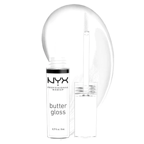 NYX PROFESSIONAL MAKEUP Butter Gloss, Non-Sticky Lip Gloss - Sugar Glass (Clear)