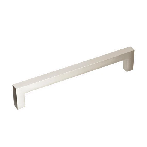 Amerock | Cabinet Pull | Satin Nickel | 6-5/16 inch (160 mm) Center to Center | Monument | 1 Pack | Drawer Pull | Drawer Handle | Cabinet Hardware