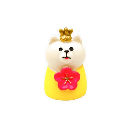 YUANstore Cute desktop ornament ice cream, Ling Bang Big Cat Pineapple Cat Playing Resin Crafts, Japanese -style DEKOLA Small Labs Desktop Slash