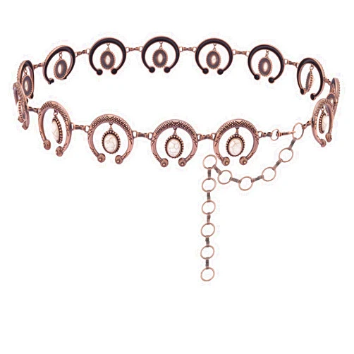 Montana West Rustic Couture's Large Western Concho Metal Belts for Women Cowgirl