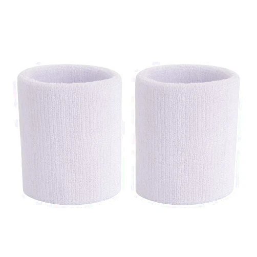 ONUPGO Wristband Sweatbands for Men and Women - Athletic Cotton Terry Cloth Wrist Bands Sport Sweat Band for Basketball, Tennis, Football, Baseball, Running, Gym (1 Pair)