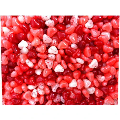 Jolly Rancher Jelly Bean Hearts, Valentines Day, Mothers Day, Red and Pink Jellies, for Birthday Party, Baby Shower, 3 Pounds