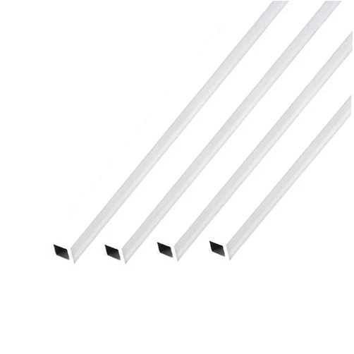 METALLIXITY Square Aluminum Tube (6mm x 6mm x 1mm x 300mm) 6Pcs, 6063 Aluminum Tubing - for Home Furnishing, Machinery
