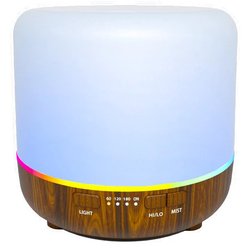 Otheya Mini Aroma Essential Oil Diffuser 200 ML Ultrasonic Cool Mist Humidifiers and Aromatherapy Diffuser 3in1 Have 7-Colour Night Lights， Auto Shut-Off Suitable for Office Home Bedroom Office