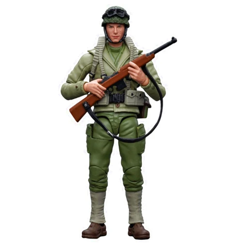 HiPlay JoyToy Collectible Figure: WWII United States Army,Militarily Style, 1:18 Scale Male Action Figures JT8933