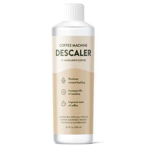 Angelino's Coffee Descaling Solution (2 Uses) - Universal Coffee Descaler for Keurig Coffee Machines, Effective Keurig Descaling Solution & Nespresso Descaling Solution - Works w/Breville, Delonghi, Keurig & Nespresso