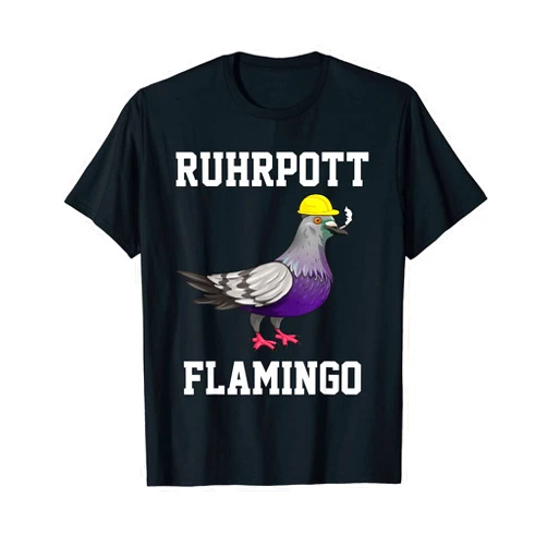 Ruhrgebiet Geschenk Ruhrpott lustige Taubenzüchter Ruhrpott Flamingo Ruhrgebiet Funny Dove T-Shirt