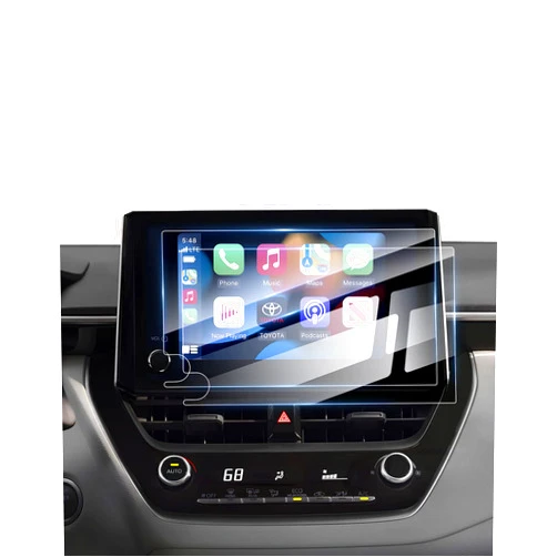 Karltys 2 Pack 8-Inch Screen Protector for 2023 2024 2025 Toyota Corolla/Corolla Cross /RAV4, 9H Touchscreen Tempered Glass for 2025 Corolla Accessories Navigation Protective Film Anti Glare