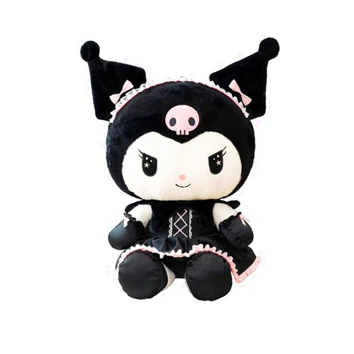 VividPulse GOIUNG 9.8in Kawaii Plush Toy,Cartoon Stuffed Soft Doll for Fans,Gift for Children Birthday Christmas, Black