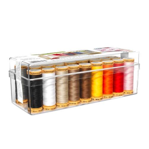 Gütermann Gutermann Spool Box 26 Cotton Thread Set, Assorted Colors