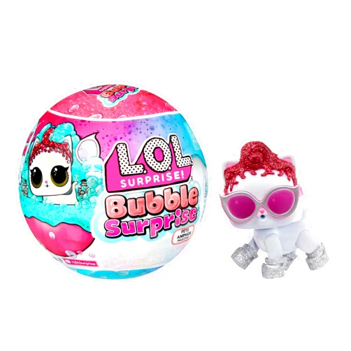 L.O.L. Surprise! Bubble Surprise Pets - Collectible Doll, Pet, Surprises, Accessories, Bubble Surprise Unboxing, Bubble Foam Reaction - Great Gift for Girls Age 4+