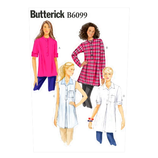 Butterick Patterns B6099 Misses' Tunic, Size Y