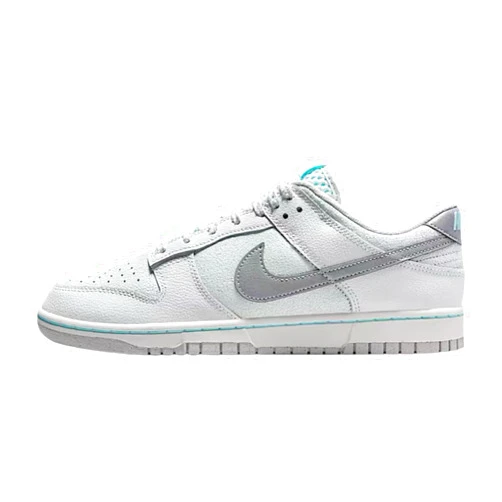 Nike Dunk Low Men Summit White/Metallic Silver HQ3619-121 Size 10.5