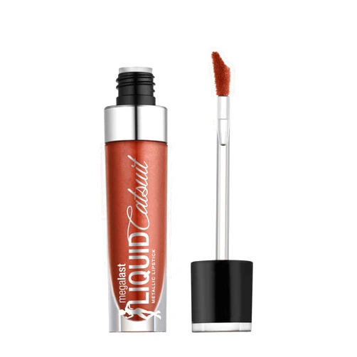 Wet n Wild Megalast Liquid Catsuit Metallic Lipstick, Ride on my Copper, 0.21 Ounce, 939A