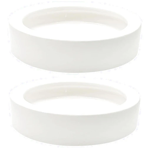 IHomeSet 2 Pcs Reptile Food Bowl Ceramic Water Feeder Bowls Anti- Escape Mini Reptile Feeder for Lizard, Gecko etc, Round