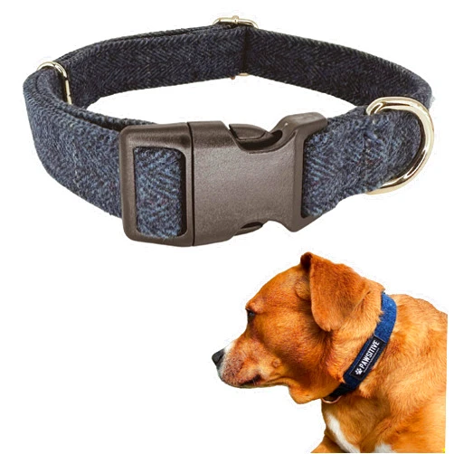 Gracie To The Rescue Wool Dog Collar - Hypoallergenic, Odor Resistant, Supports Dog Rescues