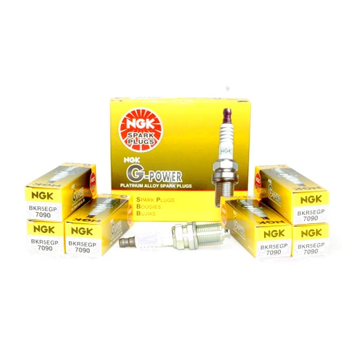 NGK 7090 G-Power Platinum Spark Plugs BKR5EGP - 6 PCSNEW