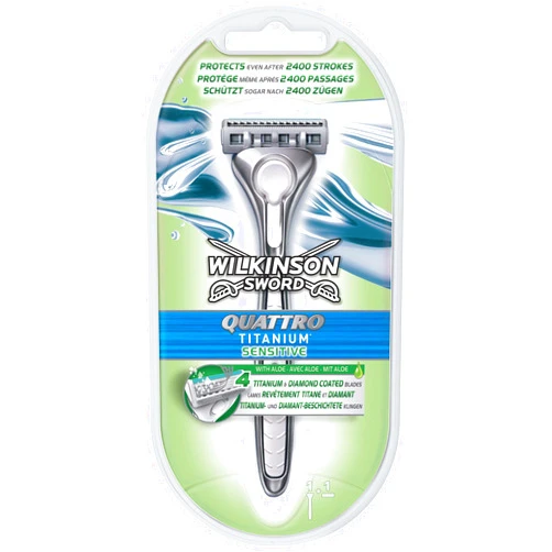 Wilkinson Sword Quattro Titanium Sensitive Razor