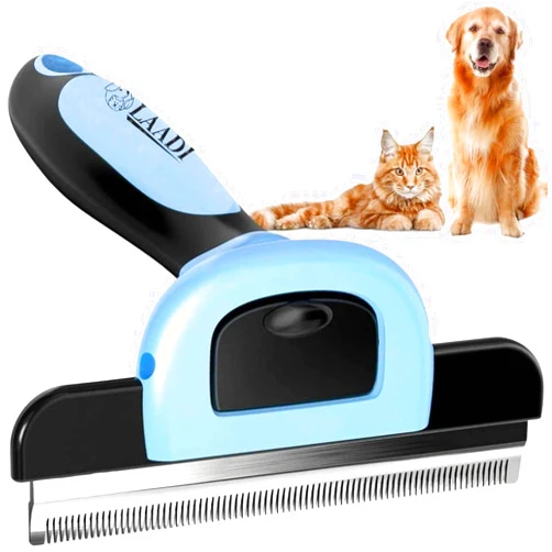 LAADI Deshedding Tool for Dogs and Cats - Reduces Shedding by Up to 95% in Less Than 10 Minutes—best Choice for Grooming and Deshedding Your Lovely Pets. Dog Brush Cat brush Horse Brush Rabbit Brush