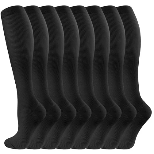 bropite Compression Socks for Women & Men 8 Pairs Circulation-Compression Socks 20-30 mmhg-Best for Running,Nurse,Travel,Yoga