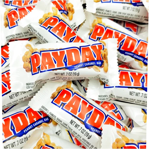 Sweet Savora PAYDAY Peanut Caramel Candy Bars Snack Size in Bulk (5 Pound)