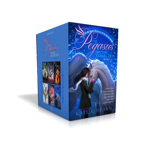 Kate O'Hearn The Pegasus Mythic Collection Books 1-6 (Boxed Set): The Flame of Olympus; Olympus at War; The New Olympians; Origins of Olympus; Rise of the Titans; The End of Olympus