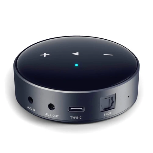 WiiM Mini AirPlay 2 Wireless Audio Streamer, Multiroom Stereo, Preamplifier, Works with Alexa and Siri Voice Assistants, Stream Hi-Res Audio from Spotify, Amazon Music and More