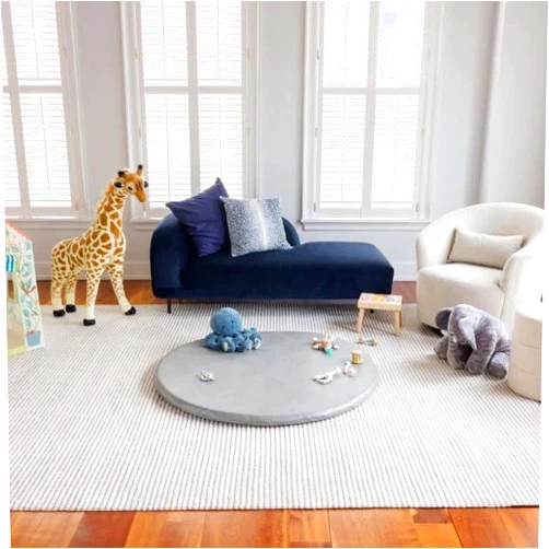 Nurture& Baby Padded Play Mat | Non-Toxic Foam Floor Activity Pad for Babies, Toddlers, Infants | Activity, Tummy Time, Crawling (Circle 51