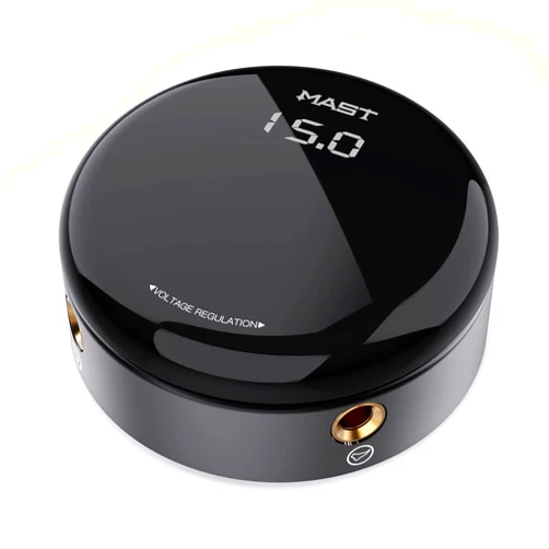 Mast Tattoo Power Supply, Halo2 Circle Digital Display Voltage, One Touch Easy Use for Tattoo Machine