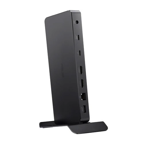 ASUS Triple 4K Thunderbolt 4 Dock DC500: Black, Thunderbolt 4, Ethernet, HDMI, Compatible with Expertbook