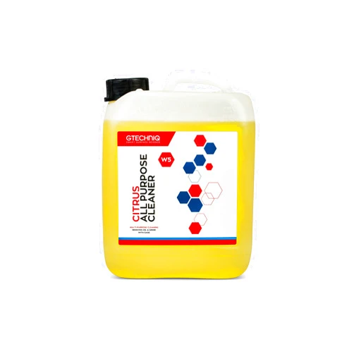 Gtechniq - W5 Citrus All Purpose Cleaner - Removes Oil and Grime with Ease; Does Not Damage Wax or Coatings; Use on Engine Bays or Carpet Stains to Remove Grease (5 Liters)