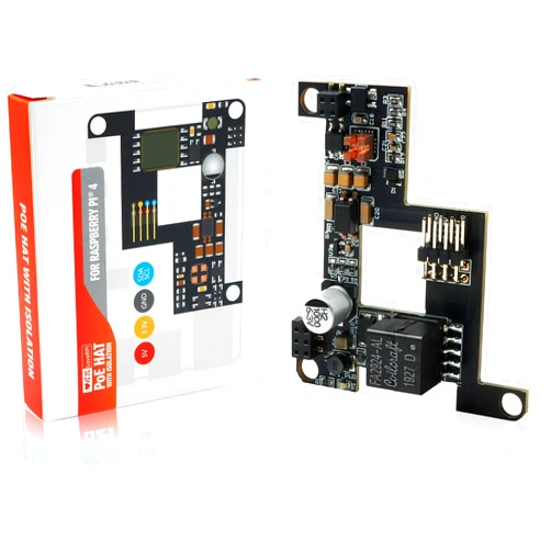 LoveRPi Power-Over-Ethernet (PoE) HAT for Raspberry Pi 4 Model B and Raspberry Pi 3 Model B+ (Professional, Isolated (3KV))