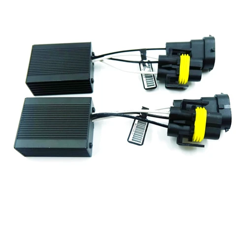 GFJMC H11/H8/H9 Light Canbus Error Free Anti Flickering Resistor Decoder, High Power Enhanced light Decoder Canbus Drivers, Pack of 2