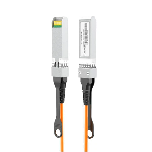 YunvoFib 10G SFP+ to SFP+ Active Optical Fiber Cable Direct Attach Copper with Multi-Mode Fiber Cable for Cisco,MikroTik,Ubiquiti...Etc Switch(AOC 20Meters)