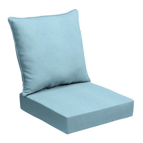 Arden Selections Oceantex Outdoor Deep Seating Cushion Set 24 x 24, Sky Blue