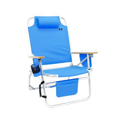 BeachMall Big Jumbo 500 lbs XL Aluminum Heavy Duty Beach Chair for Big & Tall - 4 Reclining Positions