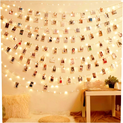 Minetom USB Fairy String Lights with Remote, 66 Feet 200 LEDs Firefly Lights, Copper Wire Starry Lights for Bedroom Wall Ceiling Christmas Tree Wreath Craft Wedding Party Decoration, Warm White