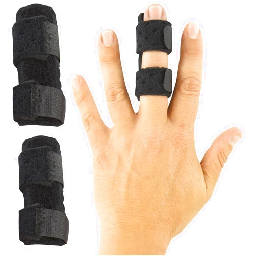 Vive Finger Splint (2 Pack) - Universal Finger Straightener - Broken and Trigger Finger Splints - Finger Brace for Arthritis pain and Support - Sprain Relief for Middle, Index, Ring, Pinky Fingers