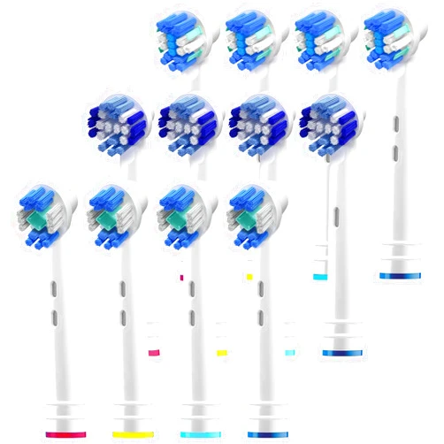 Alayna Replacement Toothbrush Heads Compatible with Oral-B Braun- 12 Pack – Best Oralb Compatible Electric Toothbrush- Fits Oral-B Floss, Cross, Precision, 3D, 1000, Kids, Sonic, Clean, Action &More