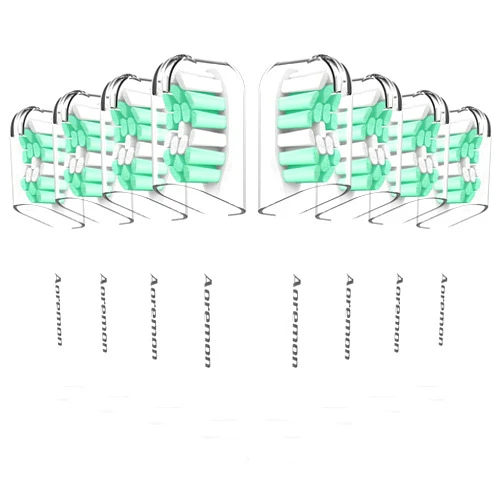 Aoremon Replacement Heads for Sonicare - Replacement Brush Heads Compatible with Philips Sonicare Snap-on Electric Toothbrush (White),8 Pcs