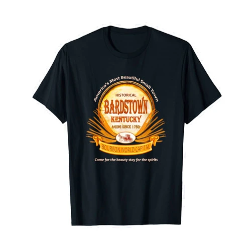 Kentucky Keepsakes by PLOLDS Bardstown Kentucky Capital-of-Bourbon Souvenir T-Shirt