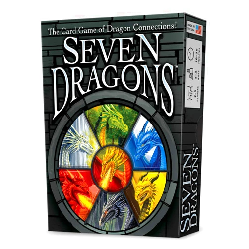 Looney Labs Seven Dragons Card Game - Create a Dragon Territory with Strategic Gameplay