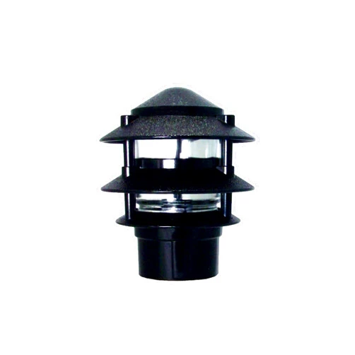 Greenfield PL3TPBBL Made in USA Post Base Weatherproof Path Light, Black